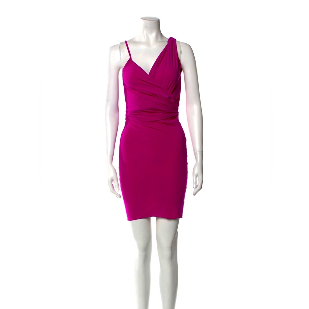 LANVIN v-neck Mini Dress T36 - US 4